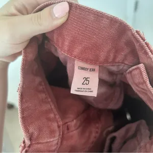 BDG Red Issa High Waisted Cowboy Jeans thumbnail 7