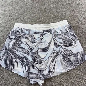 Athleta Womens 1X All Activity Shorts‎ Marble Print Drawstring Waist Athletic thumbnail 6