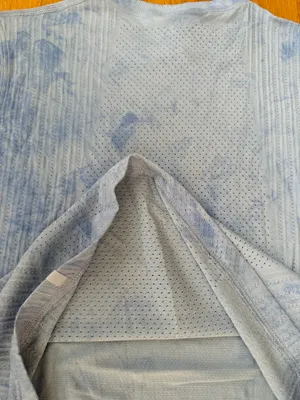 Lululemon Train to Be Mesh Breathable Short Sleeve Blue thumbnail 8