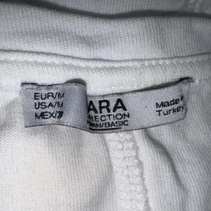 Zara white eyelet trimmed short sleeve tee thumbnail 4