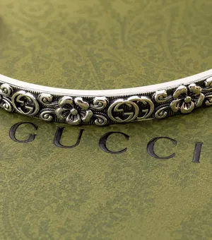 Gucci sterling silver cuff bracelet medium  thumbnail 3