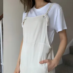 Aritzia Babaton Tie strap Calipso jumpsuit Cream Size S thumbnail 3