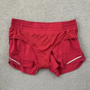 Lululemon Hotty Hot Shorts High Rise 2.5" Pink Dragonfruit Athletic Women's 14 thumbnail 3