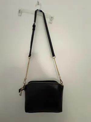 ALDO Black Crossbody Bag with Gold Accents thumbnail 2
