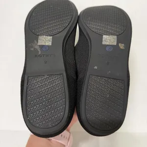 Rothys The Flat Ballet Flat Shoes Womens Size 9 Black Knit Slip On Comfort thumbnail 7