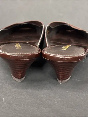 Liz Claiborne Women’s Benna Brown Metallic Mule Size 7.5 New thumbnail 6