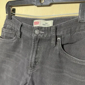 Levis 511 Slim Fit Jeans Black Stretch Denim W28 L28 Womens Dark Wash‎ thumbnail 2