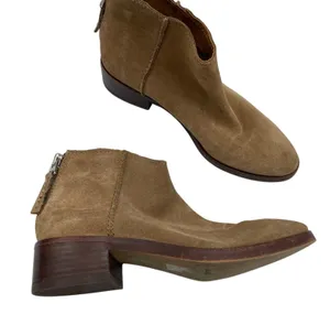 Dolce Vita Tan Suede Leather Ankle Boots 6.5 Western Cowboy Booties Fall Casual thumbnail 1