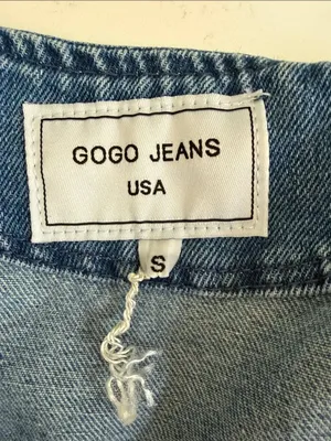 Denim Cropped Vest in Faded Blue thumbnail 4