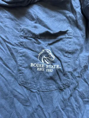 League Boise state Navy Long-Sleeve Pocket Tee thumbnail 3