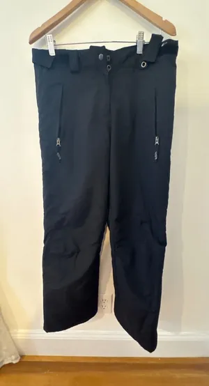 Obermeyer‎ Black Ski Snow Pants Insulated Waterproof Breathable Ladies Size 10 thumbnail 1