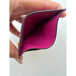 NWOT Authentic Valentino Garavani Hot Pink Rockstud Leather Card Holder Wallet thumbnail 4