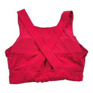 Athleta Deep Breathe Bralette Sports‎ Bra Womens Medium Pink Crisscross Back thumbnail 2