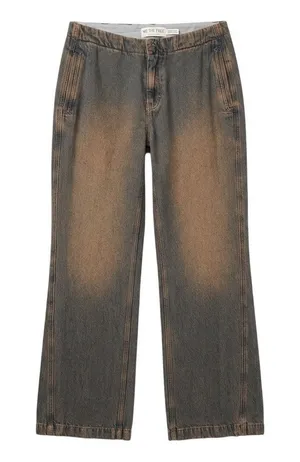 Free People We The Free Baggy Rust Jean Size 30 thumbnail 1