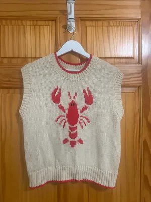 Nordstrom Gilli Size Medium Cream/Off White Lobster Tank Top New With Tags thumbnail 2