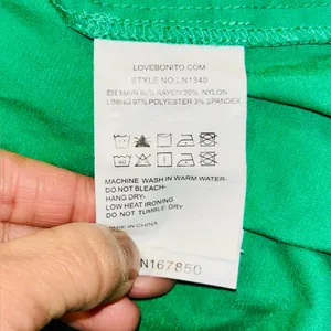 Love, Bonito Green Katrine Padded Tiered Low Back Maxi Dress Size 6 thumbnail 5