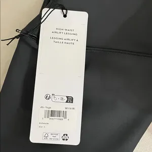 Alo Yoga NWT Airlift High Waist Leggings Anthracite Grey Size S thumbnail 5
