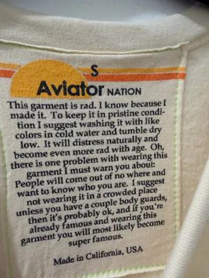 Aviator Nation logo relaxed crew sweatshirt  thumbnail 2