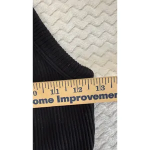 Aerie Real Good Black Ribbed Seamless Halter Tank Top Size M/M 4341 thumbnail 5