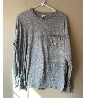 PINK bling shirt Gray Size L thumbnail 2
