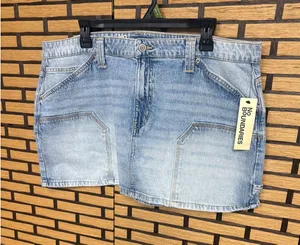 No Boundaries Cargo Denim‎ Mini Skirt Size XL thumbnail 1