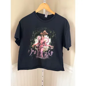 Melanie Martinez‎ Portals Graphic Tee Raw Hem Black Size L Grunge Indie Sleeze thumbnail 2