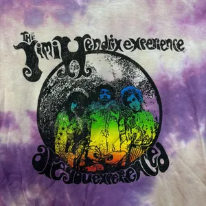 Jimi Hendrix Experience Women’s Tie-Dye Rock T-shirt size Large thumbnail 2