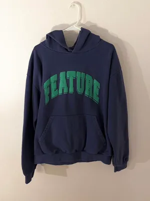 feature navy collegiate hoodie thumbnail 1