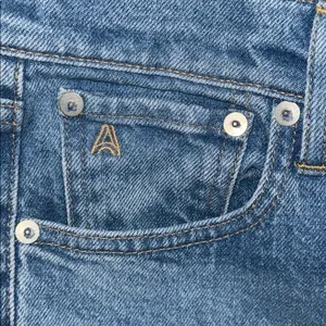 ABLE High Rise Straight Leg Jeans Stretch Denim Women’s 31 thumbnail 9