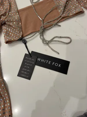White Fox Good Vibes Only Embellished Long Sleeve Top thumbnail 5