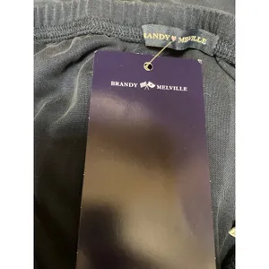 NEW Brandy Melville Women's Navy Blue High Waist Straight Midi Slip Skirt 24 thumbnail 5