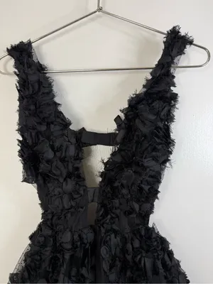 For Love and Lemons, Astrid, black, open back mini dress XS thumbnail 8