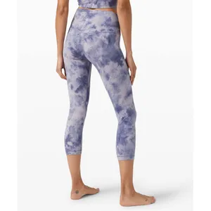 Lululemon Align Crop 21" in Diamond Dye Iced Iris Peri Purple thumbnail 2