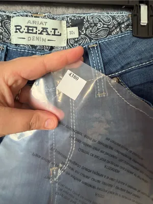 Ariat Real Denim Woman’s 30s Blue Women's westerns Straight-Leg Jeans thumbnail 7