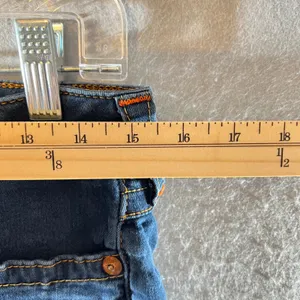 870 | True Religion‎ World Tour Slim Straight Contour Dark Wash Jeans Womens 30 thumbnail 3