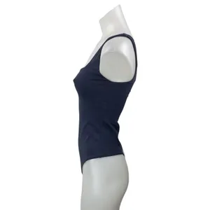 Bundle of 2 Aritzia Babaton Gray Blue Square Neck Thong Tank Bodysuit Top Size S thumbnail 5