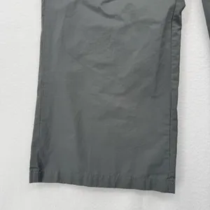 Cider Wide Leg Cargo Pants Gray Elastic Waist Drawstring Casual Utility Sz Large thumbnail 6