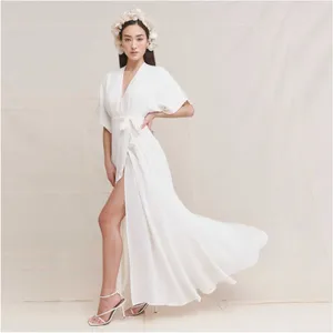 NWT Reformation Winslow Dress in Ivory Size Small thumbnail 4