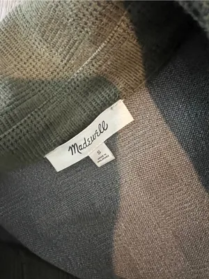 Madewell Olive Green Double-Breasted Women's Peacoat thumbnail 9