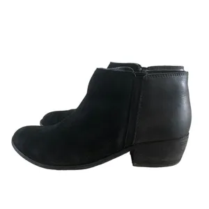 Dune‎ London Penelope Black Leather Ankle Bootie 39/8 thumbnail 2