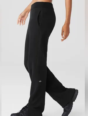 Alo Yoga High-Waist Free Time Straight Leg Sweatpant thumbnail 1