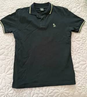 Authentic OVO (October's Very Own) Black and Gold Owl Polo Shirt thumbnail 1