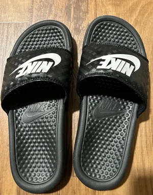 Nike Men's Black Slide Sandals Logo Slip-On US 6 Synthetic Upper thumbnail 1