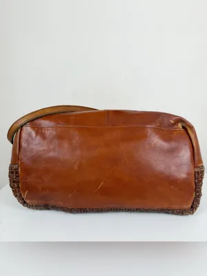 Patricia Nash Viotti Tote Woven Leather thumbnail 7