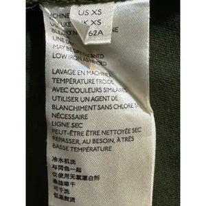 Urban Outfitters XS Olive Green Paperbag Waist Cotton Pants thumbnail 9