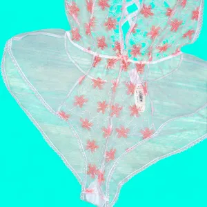 NWT Victoria’s Secret White Sheer Floral Embroidered Sexy Lingerie Bodysuit thumbnail 2