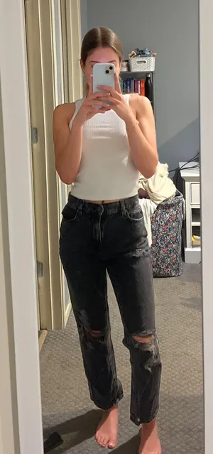 Garage black jeans straight  thumbnail 2