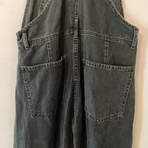 We The Free Gray Black Ziggy Overalls 90s Retro Casual Boho Cotton Women size XS thumbnail 8