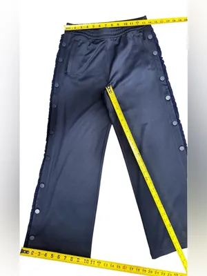 Tory Burch Women’s Navy Wide-Leg Button-Trim Pants Size Small thumbnail 13