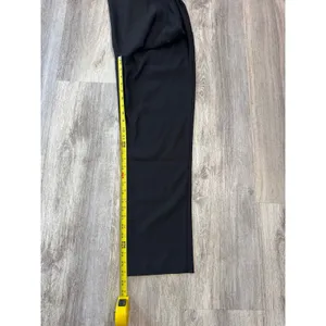 Lulus Black Pleated High Waisted Straight Leg Trousers Pants Size Medium NEW thumbnail 10